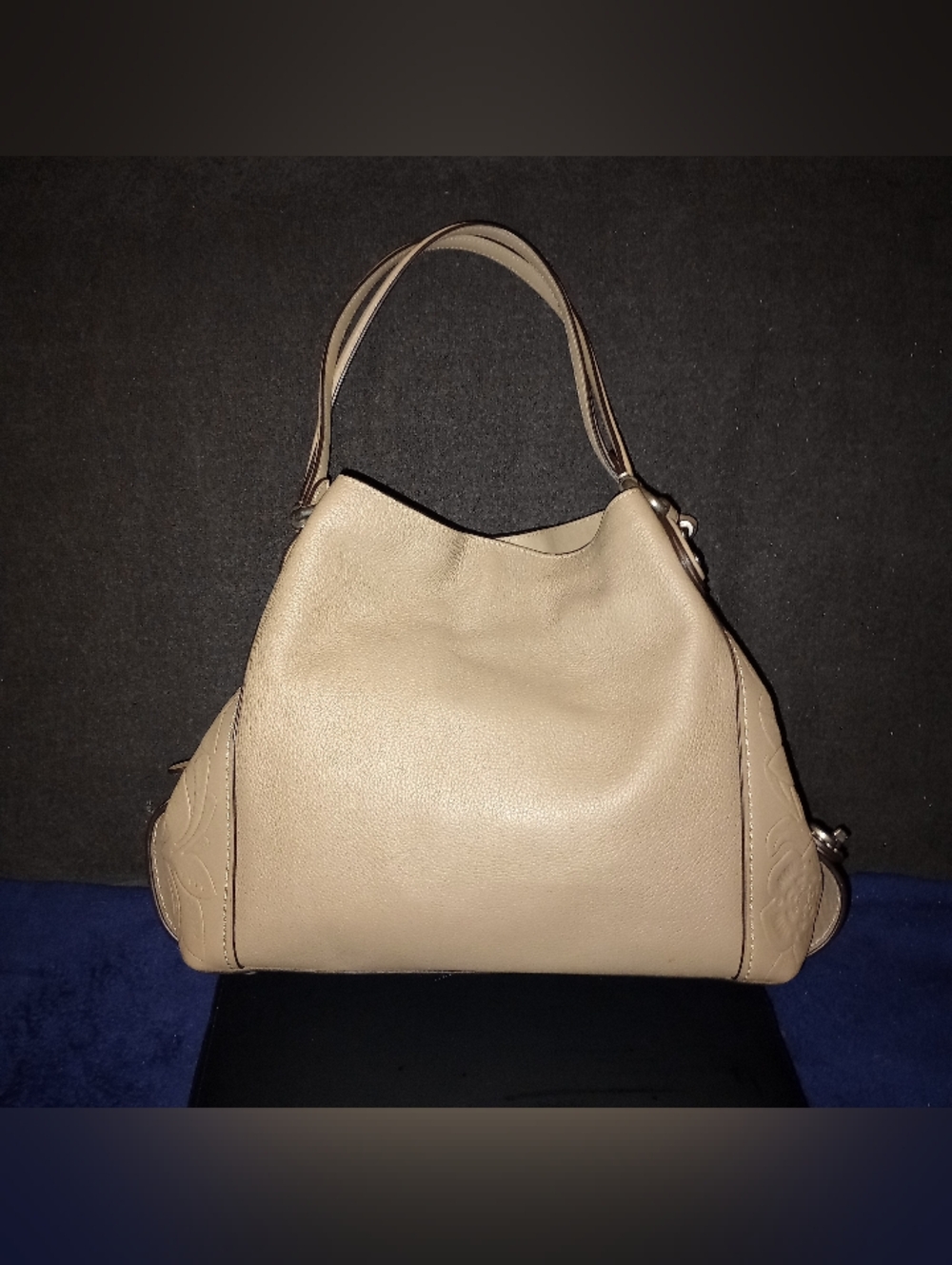 EUC Coach Edie Shoulder bag 31 With Tea Rose Tooling - Picture 2 of 12